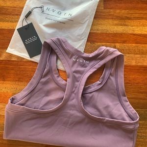MEDIUM Nvgtn Plum Sculpt Tank Top